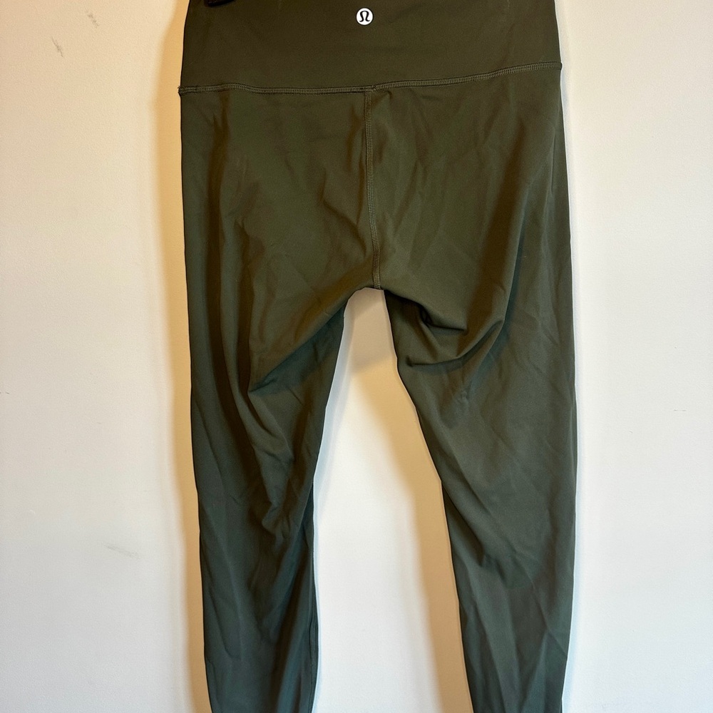 lululemon athletica Olive Leggings, 25" inseam size 6